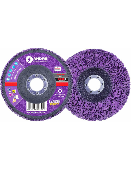 ANDRE KRĄŻEK SZLIFIERSKI CBS 125mm BALANCED - VIOLET