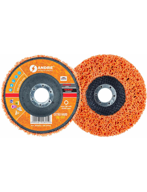ANDRE KRĄŻEK SZLIFIERSKI CBS 125mm EXTRA HARD - ORANGE