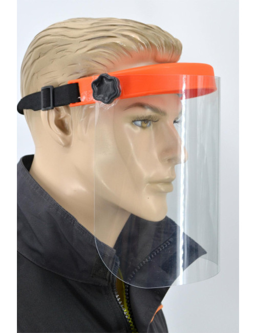 AWTOOLS PRZYŁBICA OCHRONNA POMARAŃCZOWE.