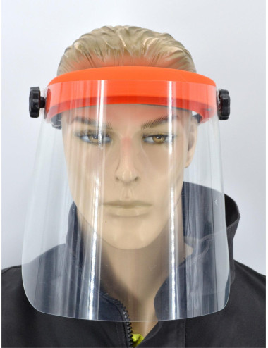 AWTOOLS PRZYŁBICA OCHRONNA POMARAŃCZOWE.