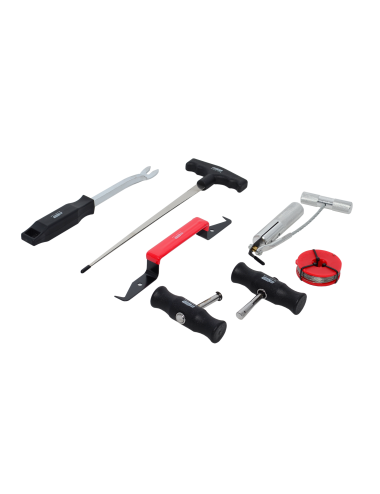 AWTOOLS ZESTAW DO DEMONTAŻU SZYB SAMOCHODOWYCH 7ELE.