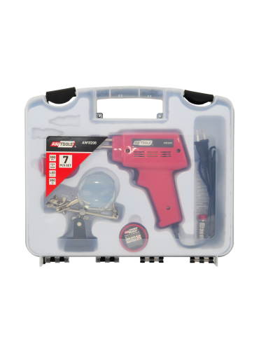 AWTOOLS LUTOWNICA TRANSFORMATOROWA 100W ZESTAW Z AKCESORIAMI 7ELE.