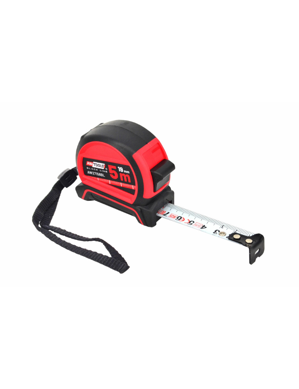 AWTOOLS MIARA ZWIJANA 5m x 19mm ABS NYLONOWA POWŁOKA