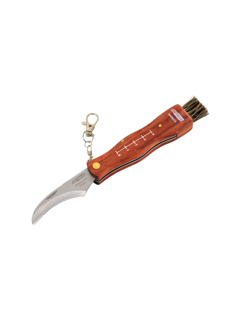 AWTOOLS NÓŻ GRZYBIARZA/ UCHWYT DREWNIANY 210mm