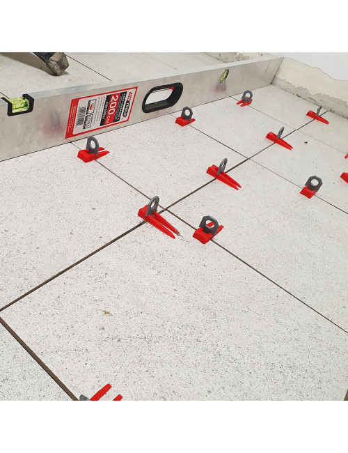 AWTOOLS SYSTEM POZIOMOWANIA ST 1,5mm 50+50 (KLIPS 7-15mm + KLIN)