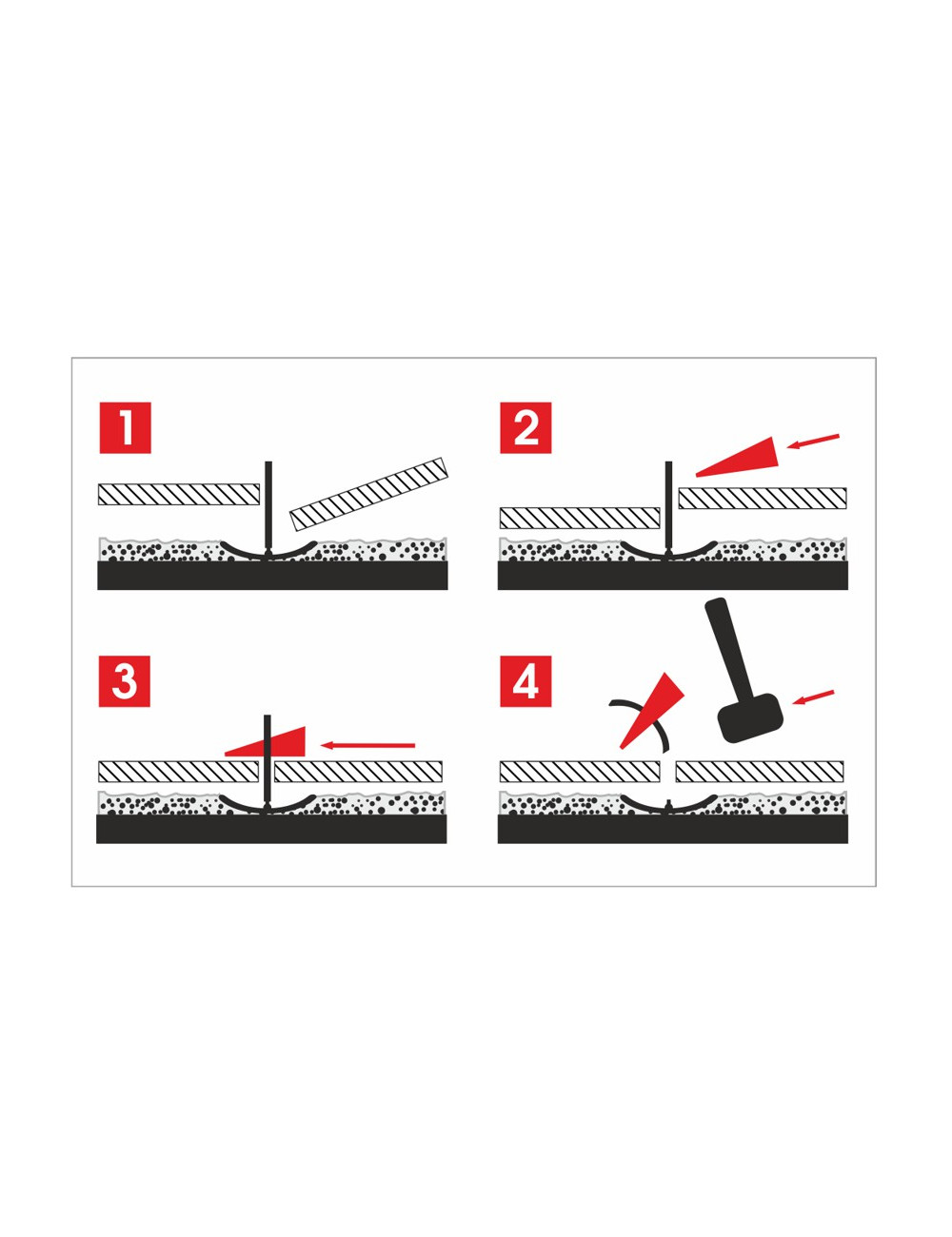 AWTOOLS SYSTEM POZIOMOWANIA ST 1,5mm 50+50 (KLIPS 7-15mm + KLIN)