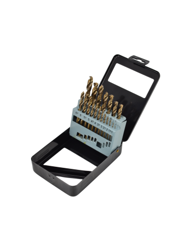 AWTOOLS WIERTŁO METAL KOBALT KPL.19szt/1,0-10,0mm