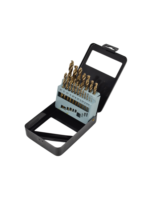 AWTOOLS WIERTŁO METAL KOBALT KPL.19szt/1,0-10,0mm