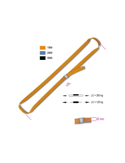 BETA PAS MOCUJĄCY 200kg/2,5m/25mm
