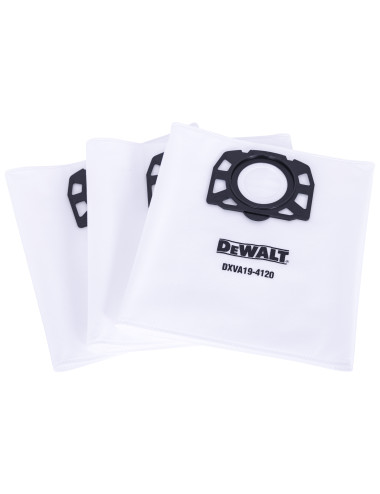 DEWALT WORKI TEKSTYLNE DO ODKURZACZY DEWALT 20-30L 3 SZT.
