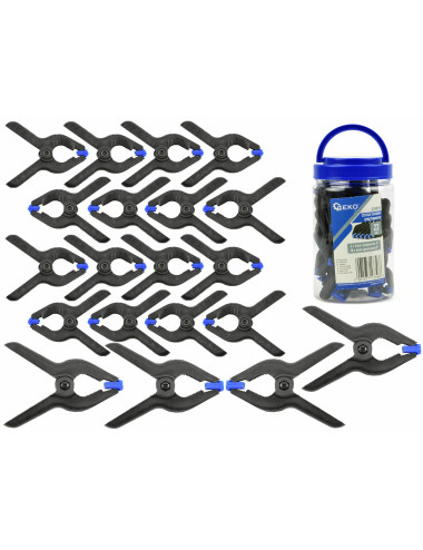 ZESTAW ŚCISKÓW SPRĘŻYNOWYCH 22el. GEKO