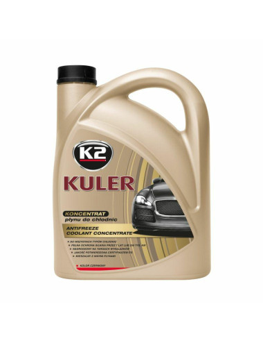 K2 KONCENTRAT PŁYNU DO CHŁODNIC 1:1. KULER -35C 4L CZERWONY