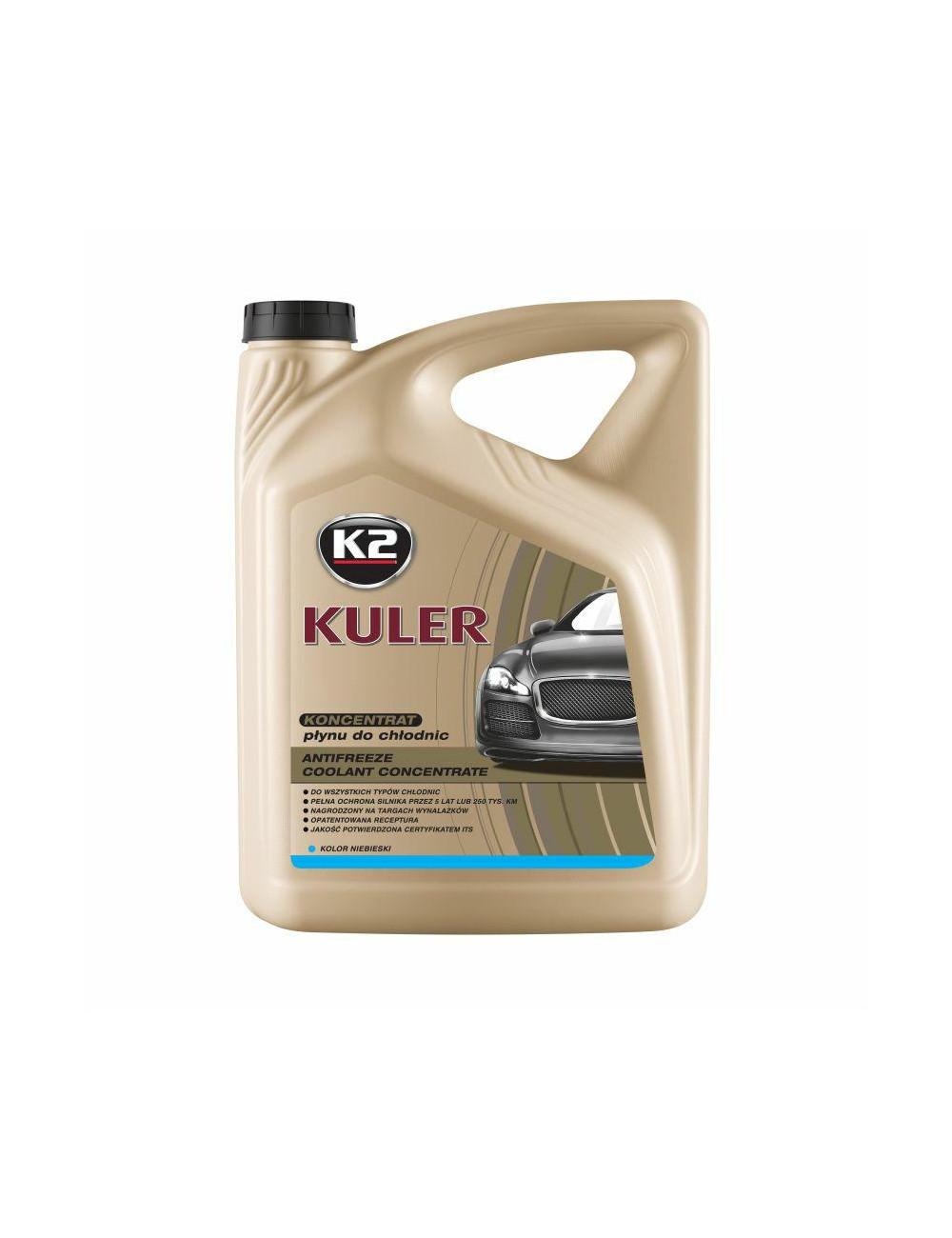 K2 KONCENTRAT PŁYNU DO CHŁODNIC 1:1. KULER 5L NIEBIESKI