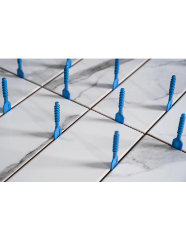 SYSTEM POZIOMOWANIA PŁYTEK BAZA PROSTA 1mm 100szt PRO-LEVELING