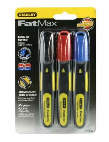 STANLEY MARKER FATMAX XL SZER.KOŃC. MIX 3szt.