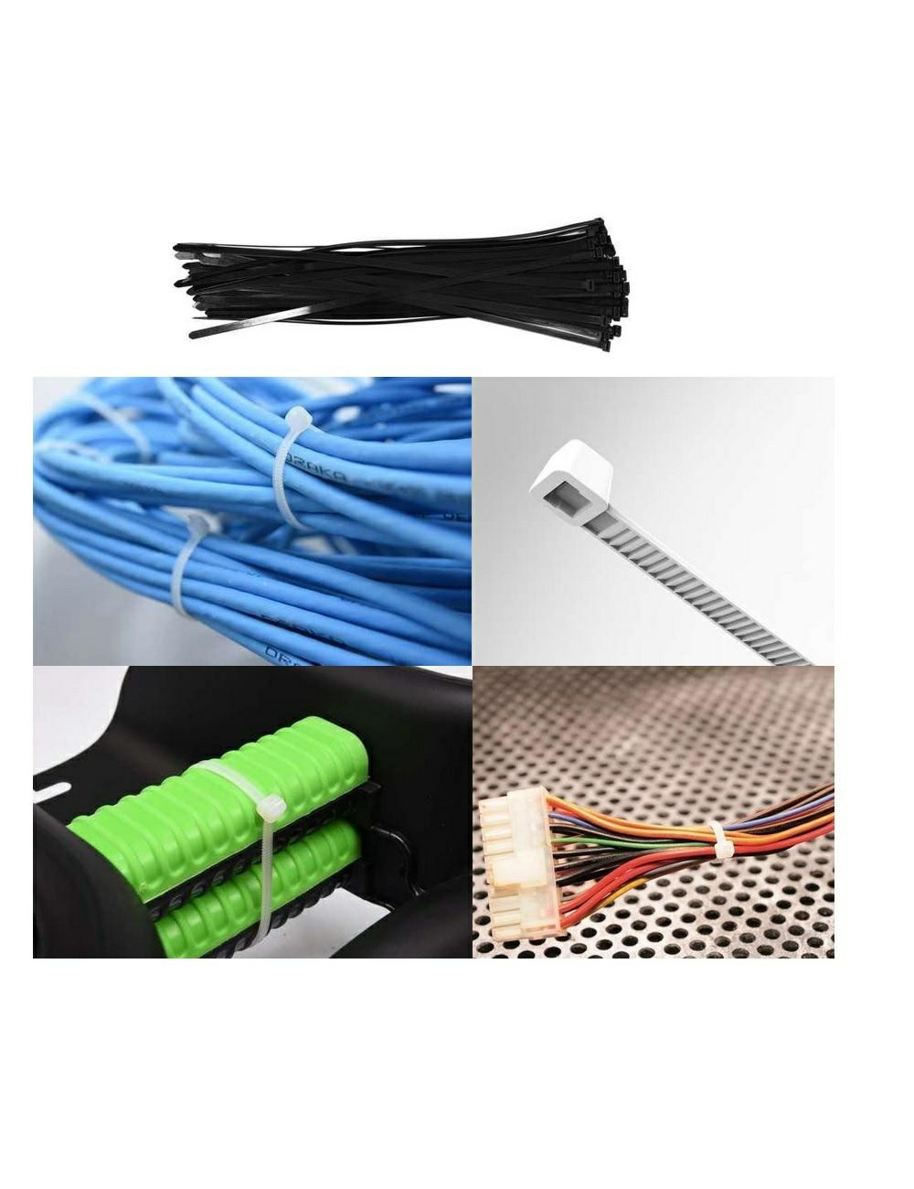 YATO OPASKA PLASTIK CZARNA 9,0*550 /50szt