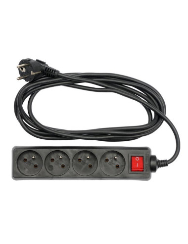 VOREL PRZEDŁUŻACZ CZARNY WYŁ.U.4g*3m /DOMOWY