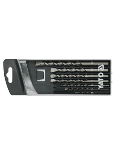 YATO WIERTŁO BETON kpl. 7cz. 5, 6, 8, 9, 10, 12mm