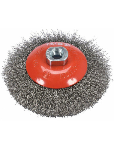 YATO SZCZOTKA TARCZOWA M14 125mm INOX