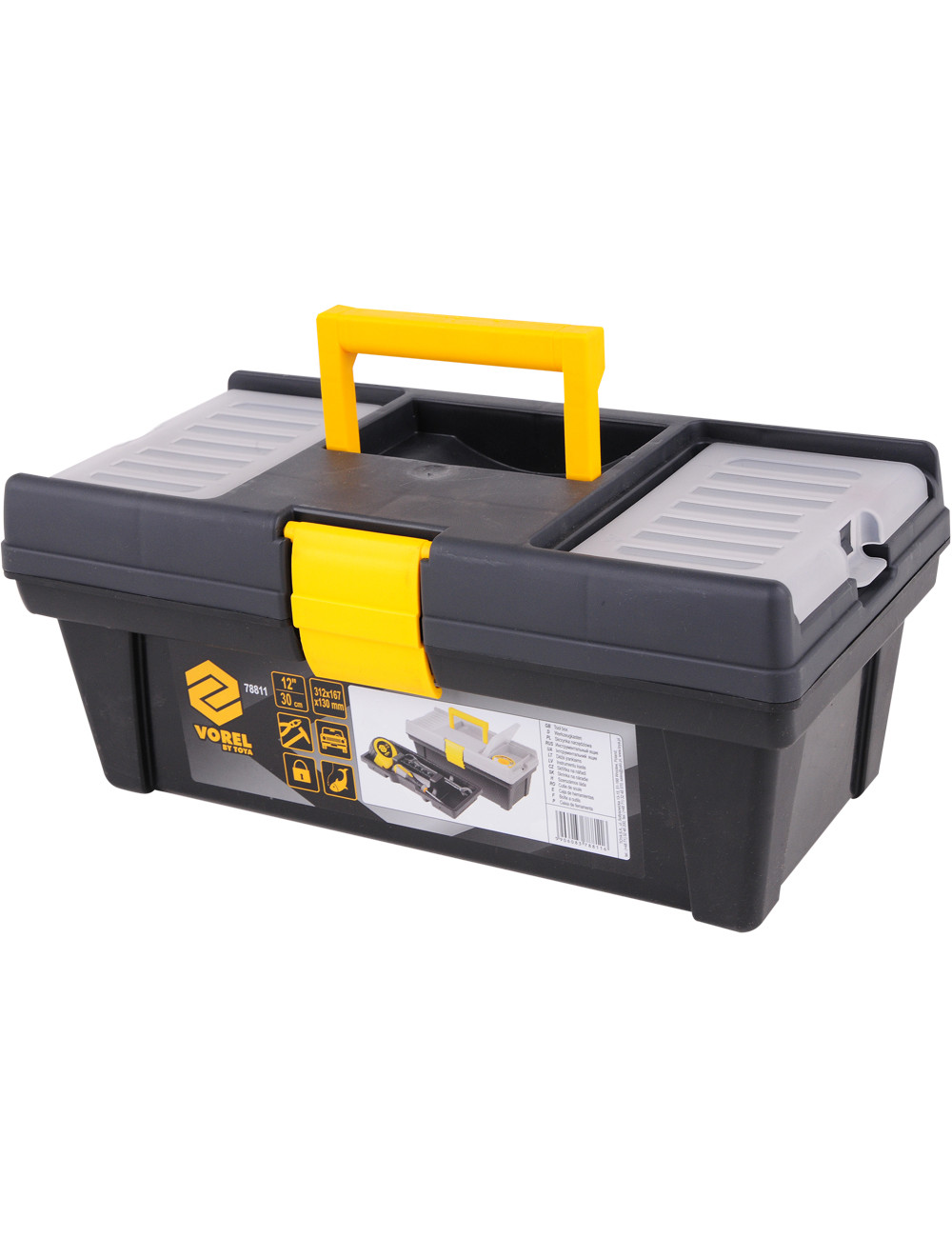 VOREL SKRZYNKA NARZĘDZIOWA PLAS.PR-12"