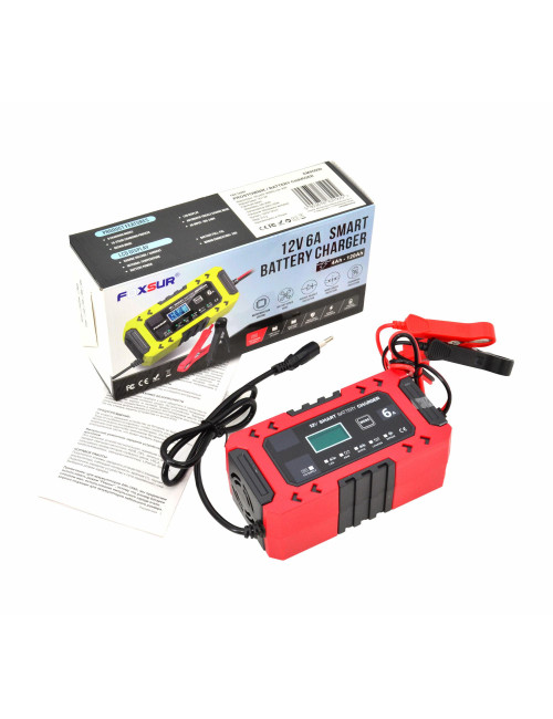 EM PROSTOWNIK FOXSUR 12V 6A LCD