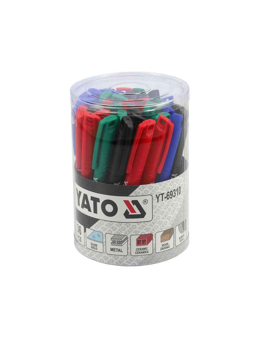 YATO MARKERY TECHNICZNE kpl. 36szt.