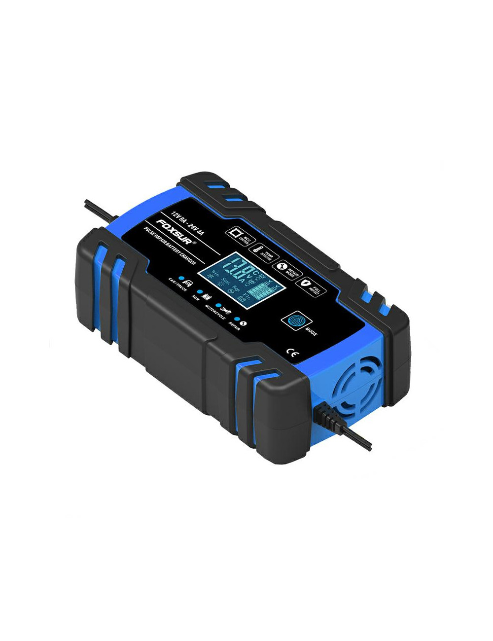 EM PROSTOWNIK FOXSUR 12V&amp;24V 8A LCD