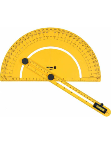 VOREL KĄTOMIERZ Z RUCHOMYM RAMIENIEM 250mm...