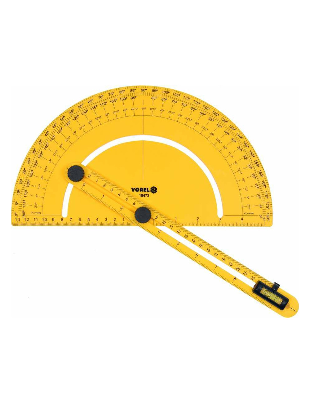 VOREL KĄTOMIERZ Z RUCHOMYM RAMIENIEM 250mm...