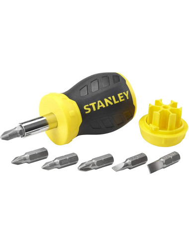 STANLEY WKRĘTAK MULTIBIT KRÓTKI + 7KOŃC.