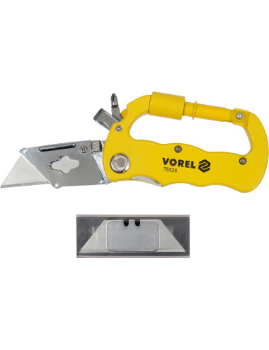 VOREL NÓŻ TURYSTY SZEKLA OSTRZE TRAPEZOWE 5szt.