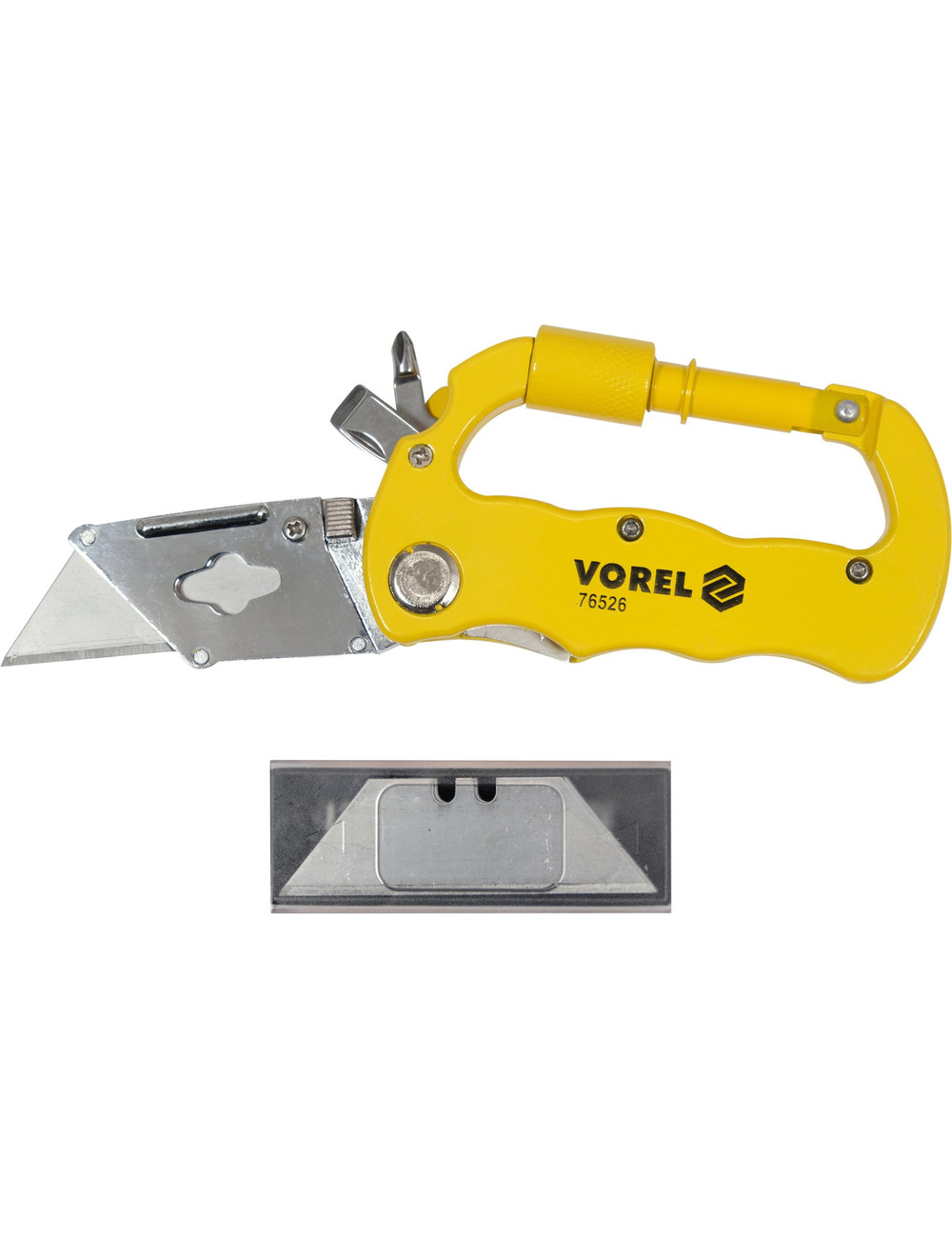 VOREL NÓŻ TURYSTY SZEKLA OSTRZE TRAPEZOWE 5szt.