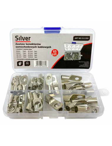 SILVER KONEKTORY OCZKOWE 65el.