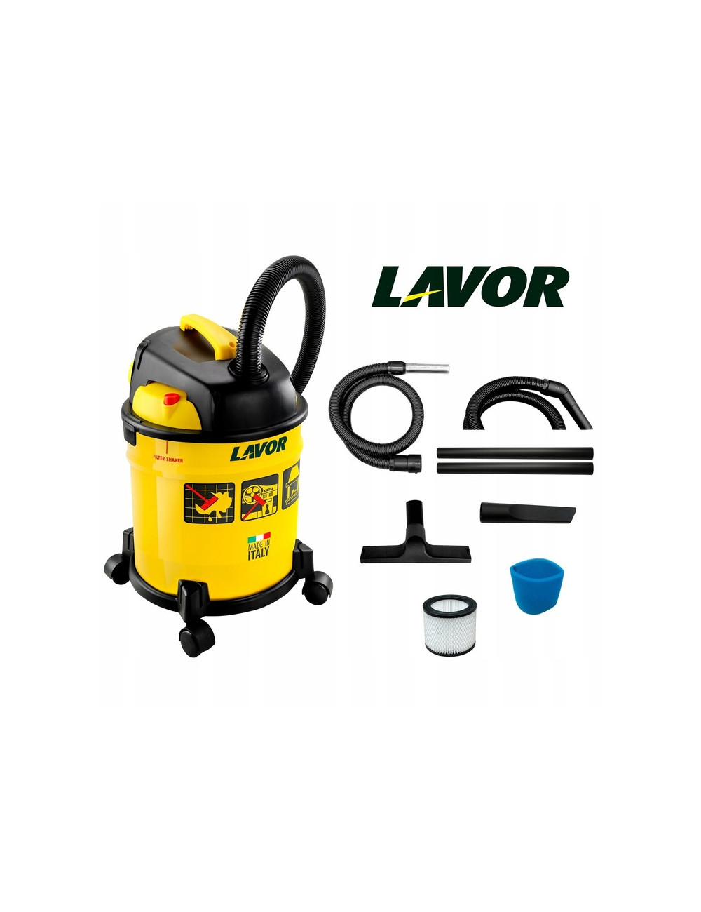 LAVOR ODKURZACZ WARSZTA.FREDDY 4in1 20L STALOWY ZBIORNIK ŻÓŁTY