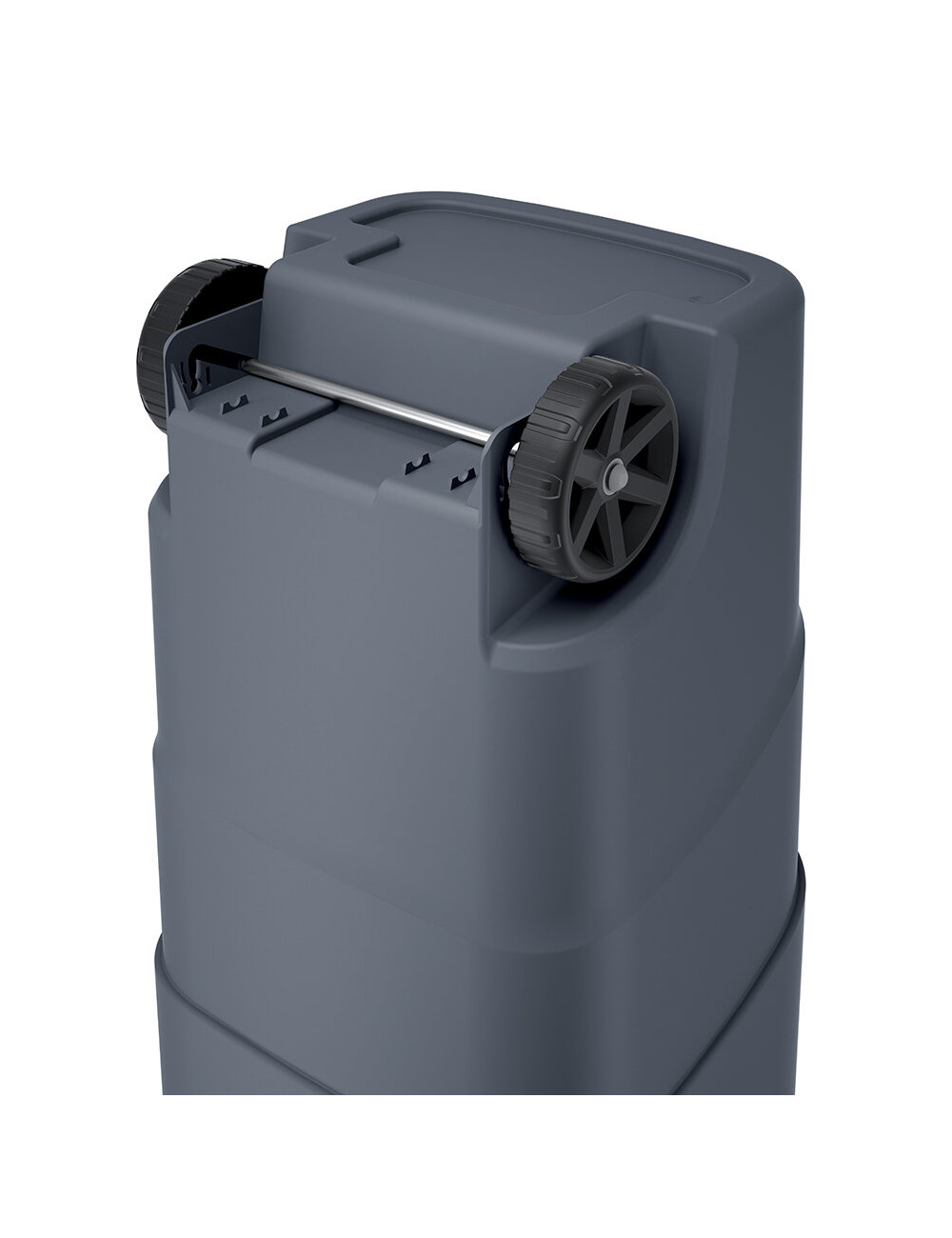 KEDEN KOSZ NA ŚMIECI WHEELER 95 L - CZARNY RECYKLING*