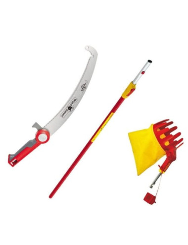 WOLF GARTEN PIŁA DO GAŁĘZI POWERCUT SAW 370 PRO + ZRYWACZ DO OWOCÓW RG-M + TRZONEK TELESKOPOWY ZM-V