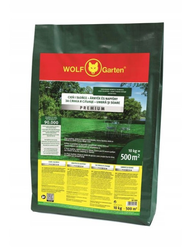 WOLF GARTEN TRAWA PREMIUM CIEŃ I SŁOŃCE SP 500m2