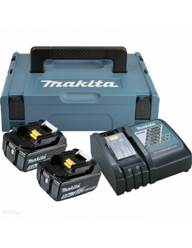 MAKITA ZESTAW ZASILAJĄCY 18V (BL1850Bx2+DC18RC) MAKPAC