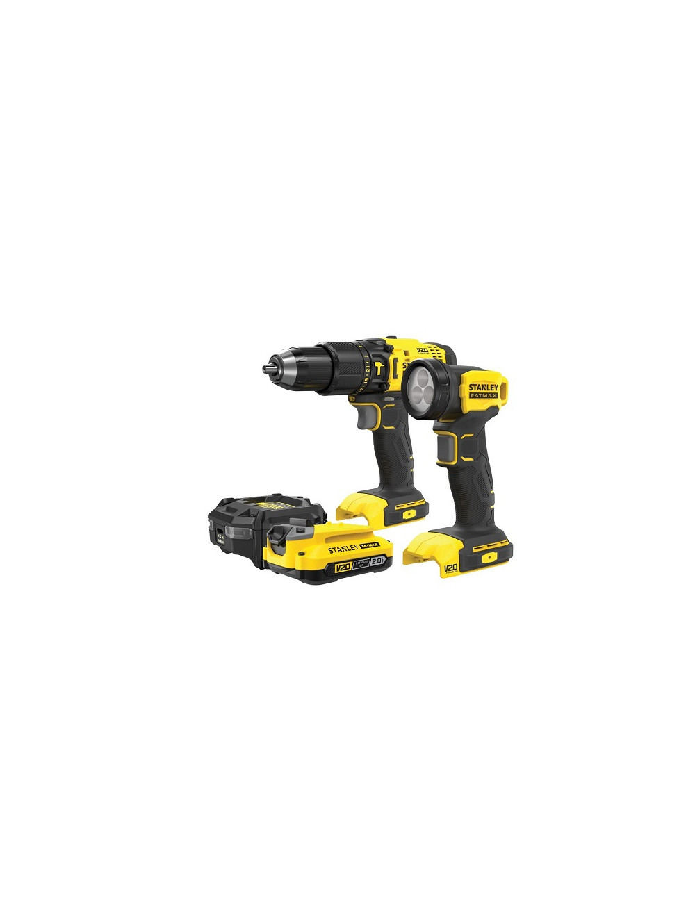 STANLEY WKRĘTARKA UDAROWA  V20 SFMCD711 50Nm 1x2,0Ah KUFER +LATARKA SFMCK210D1