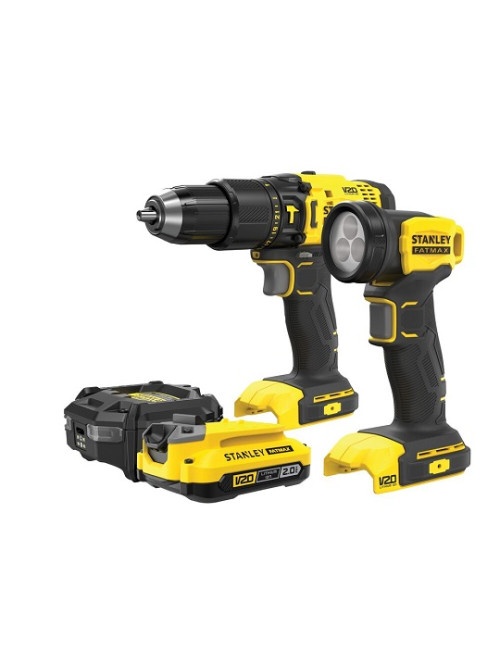 STANLEY WKRĘTARKA UDAROWA  V20 SFMCD711 50Nm 1x2,0Ah KUFER +LATARKA SFMCK210D1