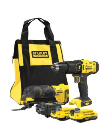 STANLEY ZESTAW V20 SFMCK213D2S (SFMCD711 + SFMCE500) 2x2,0Ah TORBA
