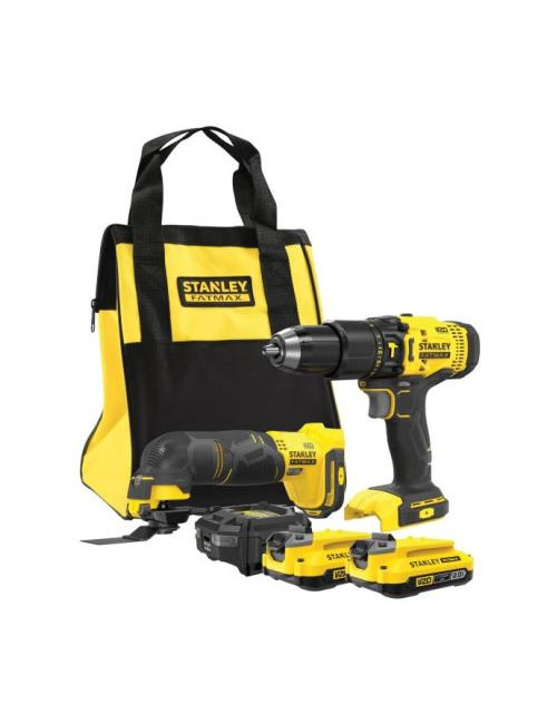 STANLEY ZESTAW V20 SFMCK213D2S (SFMCD711 + SFMCE500) 2x2,0Ah TORBA