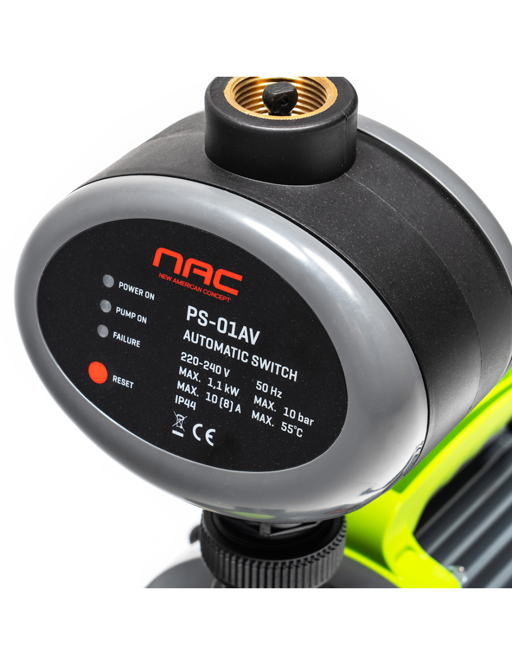 NAC POMPA OGRODOWA 1000W 4400l/h AUTOMATYCZNY WYŁĄCZNIK