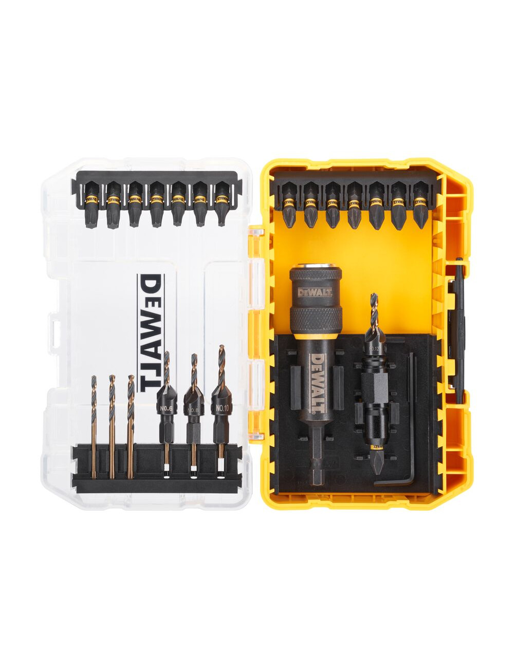 DEWALT POGŁĘBIACZ 22szt.