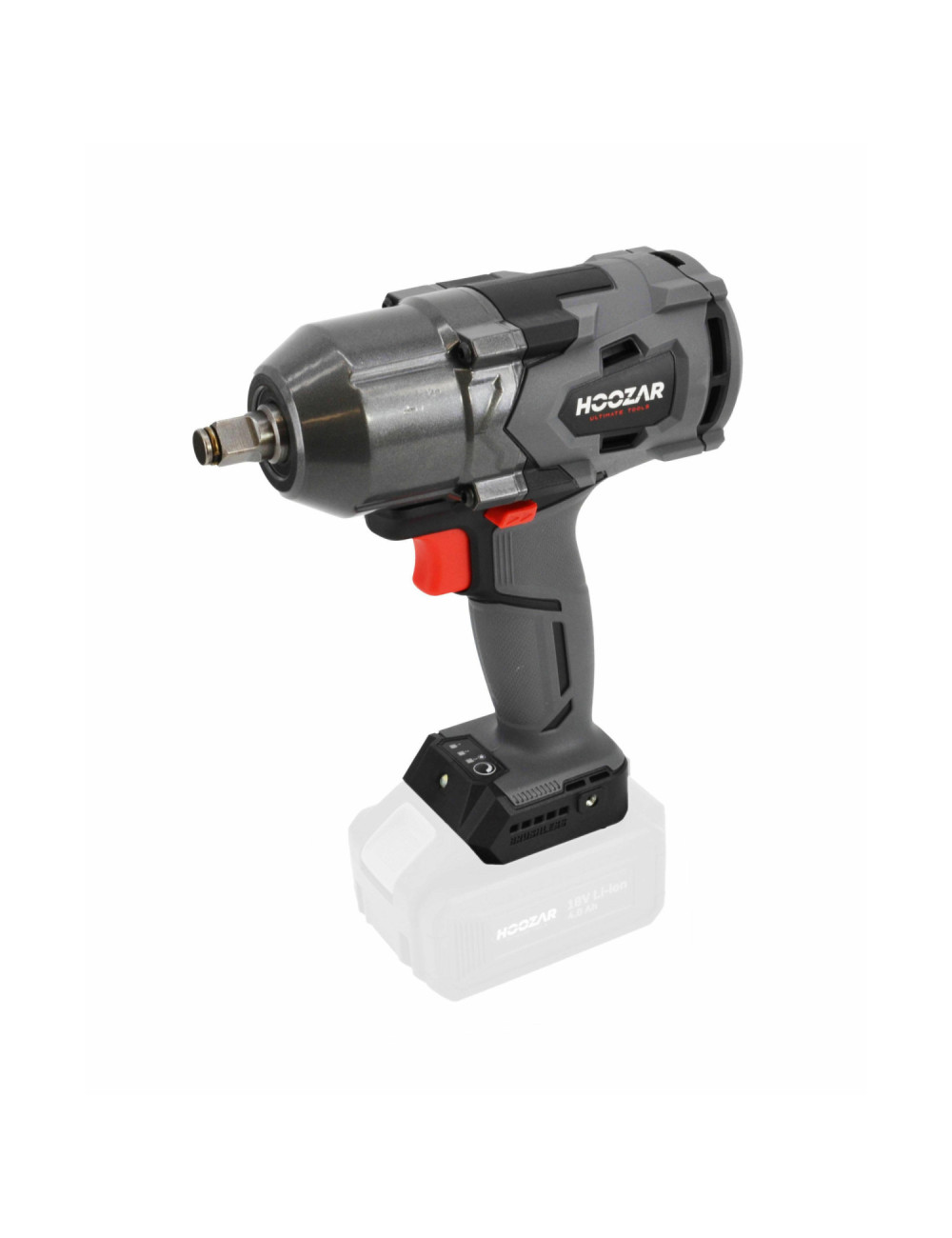 HOOZAR KLUCZ UDAROWY BEZSZCZOTKOWY 1/2" 18V SOLO 600Nm IW20BL-0