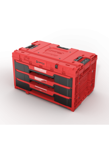 QBRICK SYSTEM ONE DRAWER 3 TOOLBOX 2.0 RED ULTRA HD CUSTOM