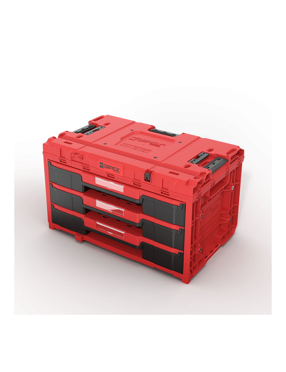 QBRICK SYSTEM ONE DRAWER 3 TOOLBOX 2.0 RED ULTRA HD CUSTOM