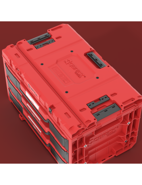 QBRICK SYSTEM ONE DRAWER 3 TOOLBOX 2.0 RED ULTRA HD CUSTOM