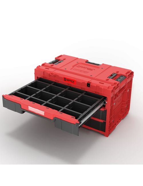 QBRICK SYSTEM ONE DRAWER 3 TOOLBOX 2.0 RED ULTRA HD CUSTOM