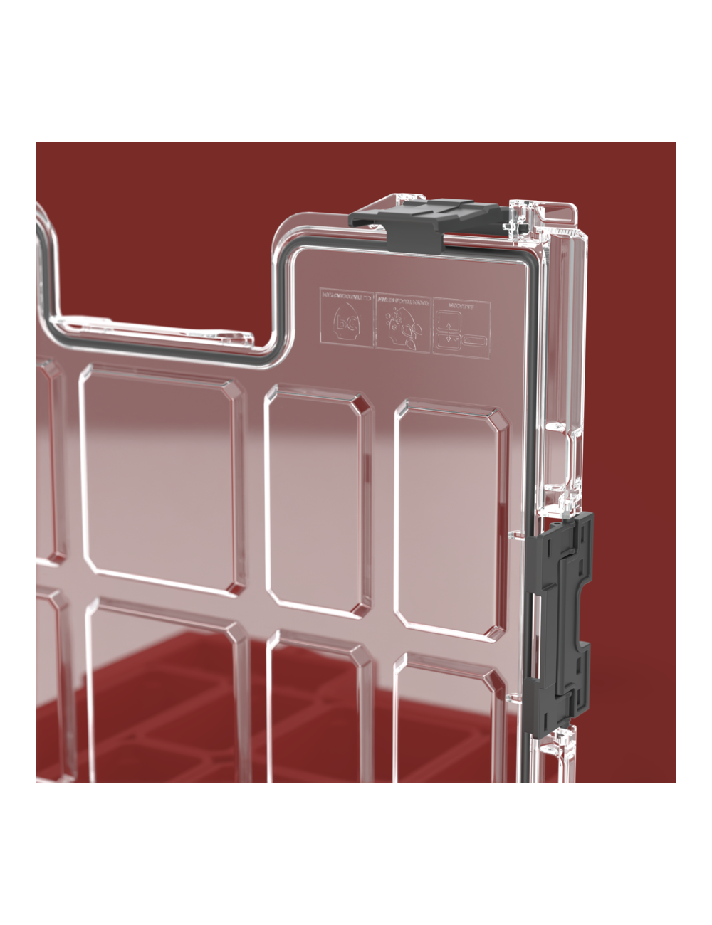 QBRICK SYSTEM PRO ORGANIZER 300 RED ULTRA HD